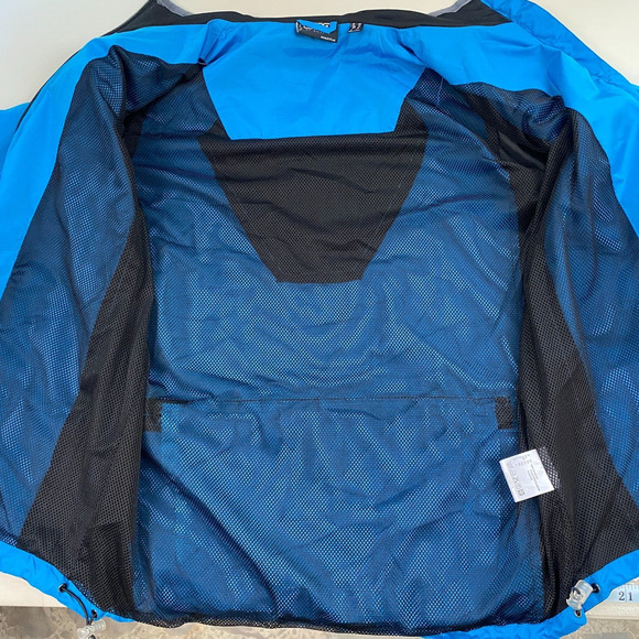 2117 of Sweden Jacket Men Large Blue Windbreaker Lightweight Full Zip Activewear - Picture 4 of 16